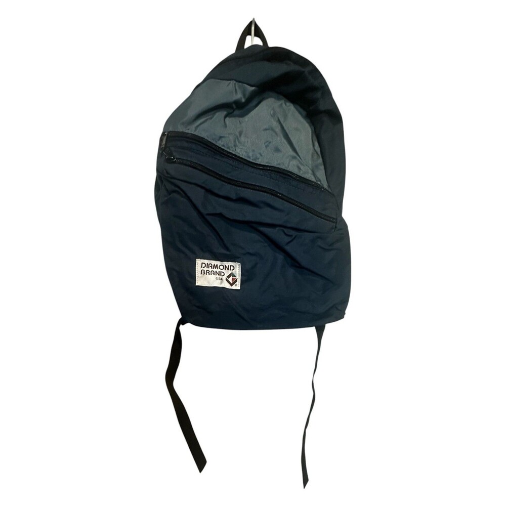 Diamond Brand USA Vintage Backpack Hiking Outdoor Blue Gray Nature